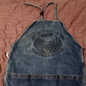 Blue jeans apron